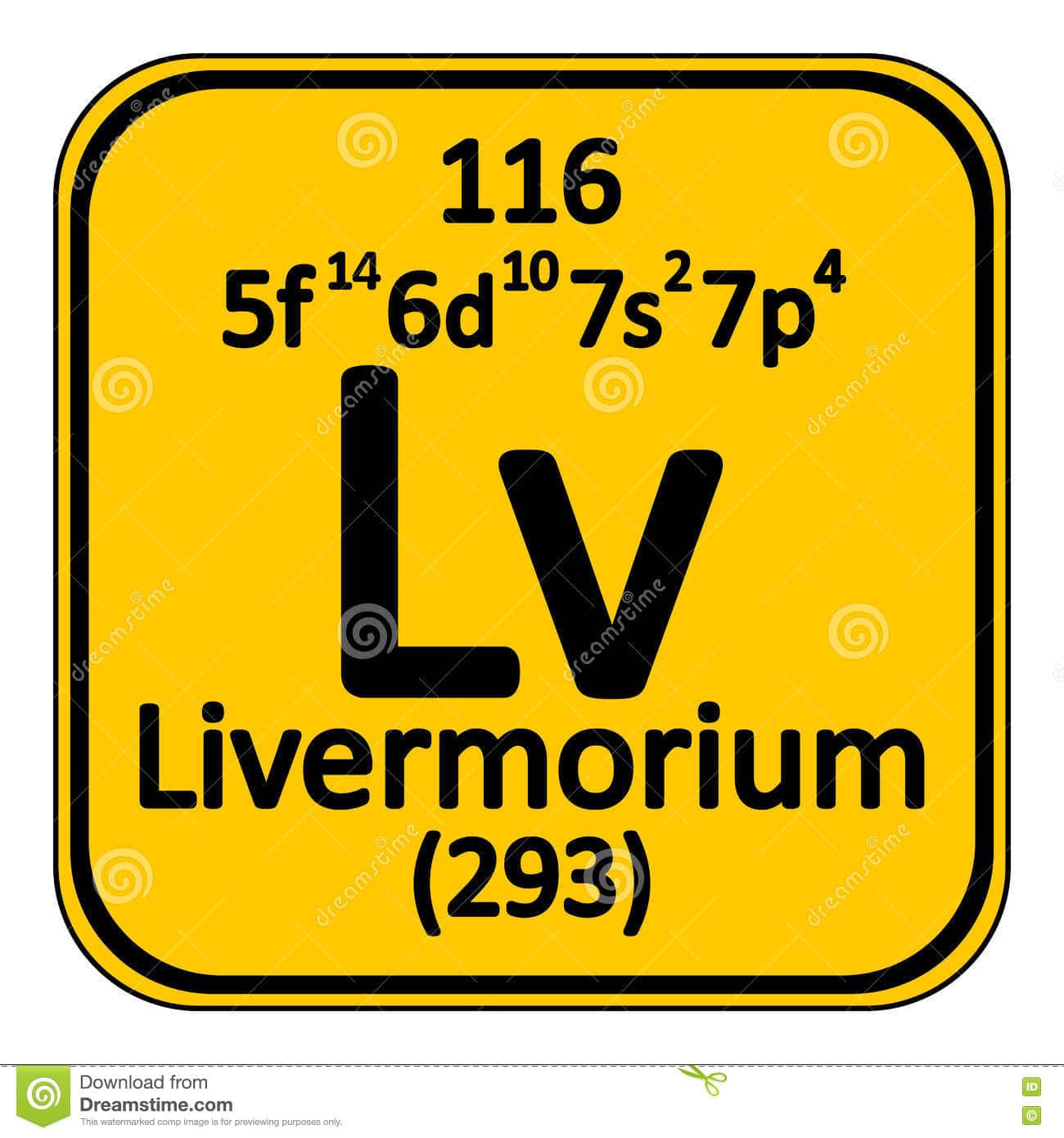  livermorium tabla periódica de elementos playera